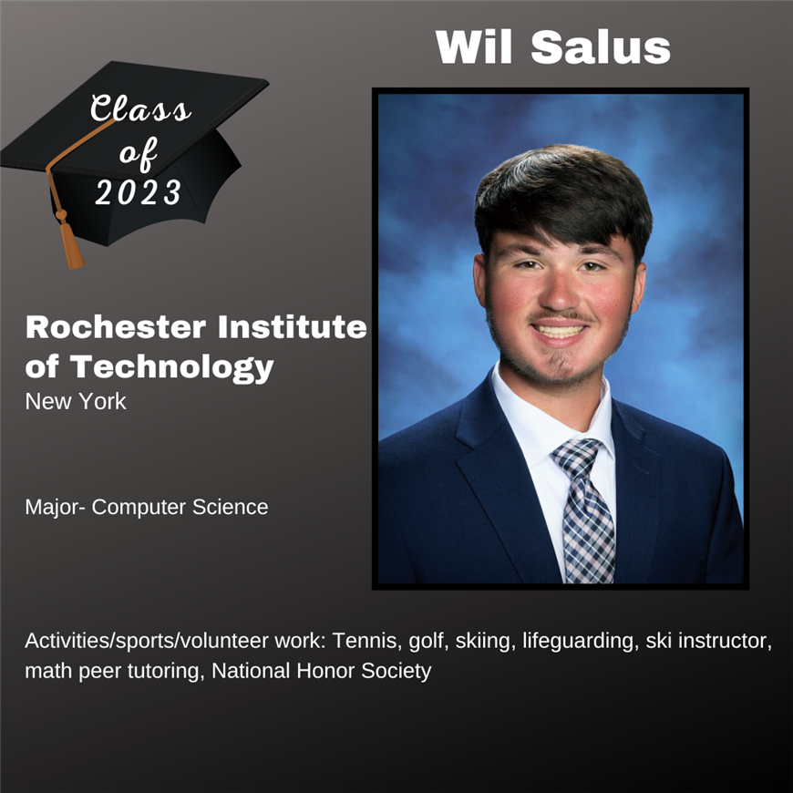 Top 25 Grad, Wil Salus